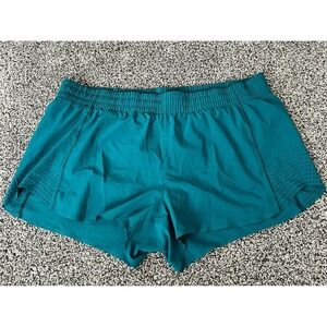 A25‎ Athleta woman's size XL teal blue shorts lined running athletic